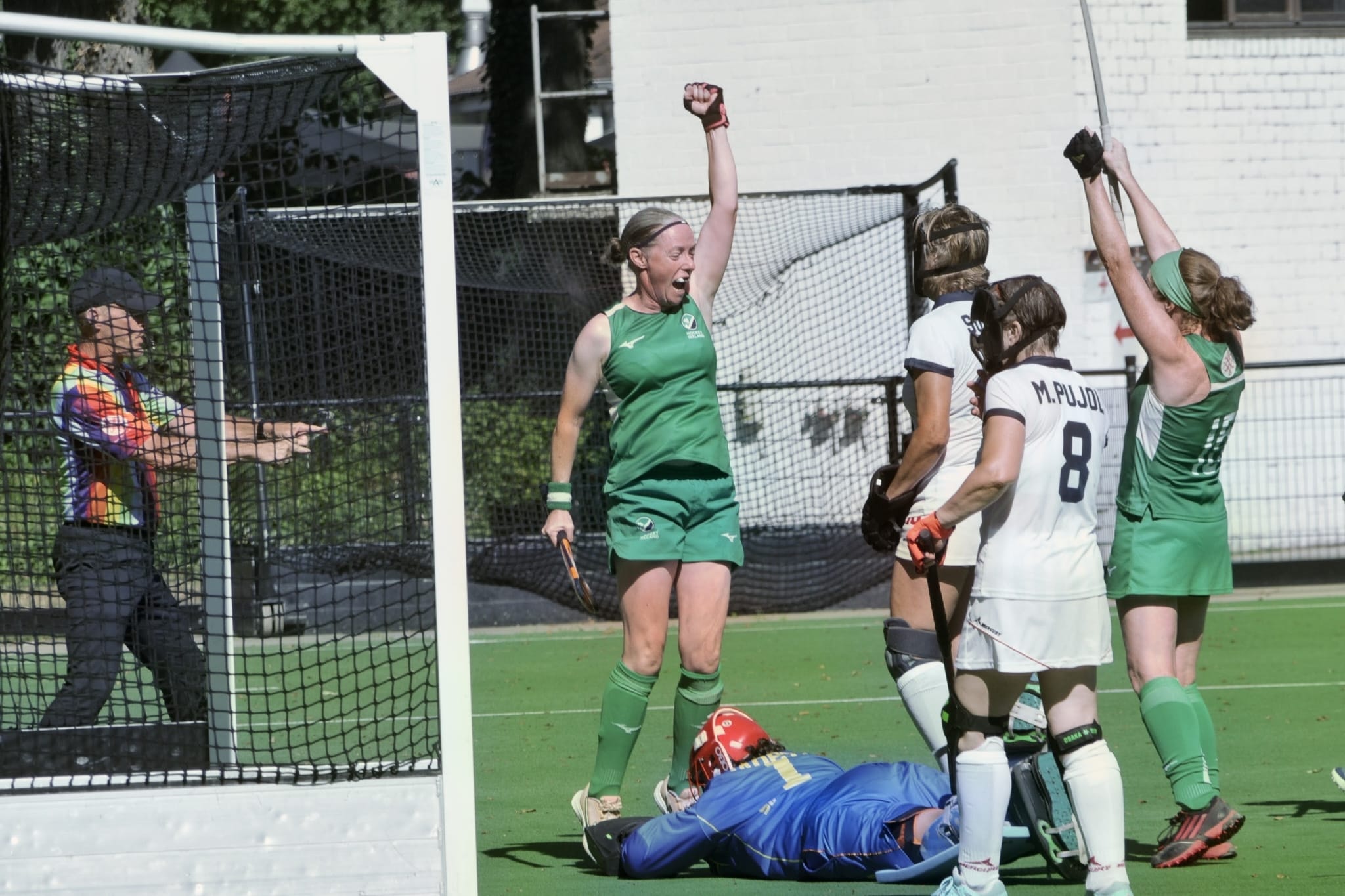 Ireland player celebrates scoring a goal at the World Cup 2026