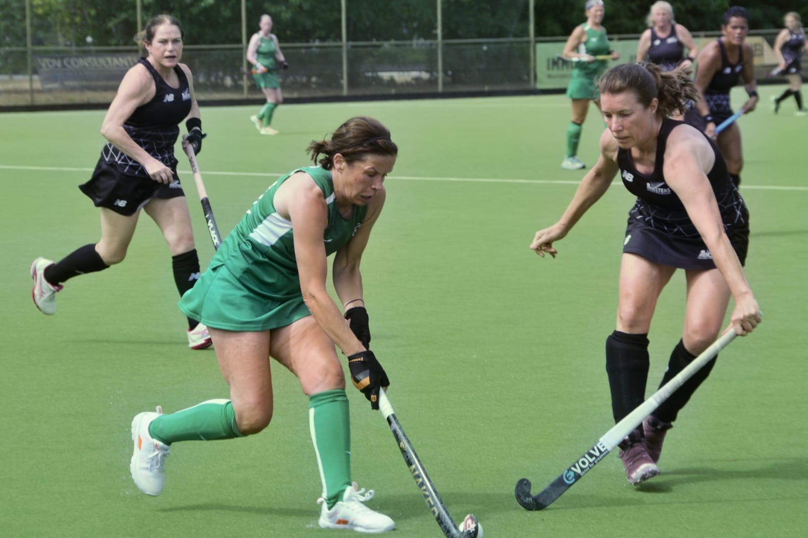 Ireland player drives forward at the World Cup 2026