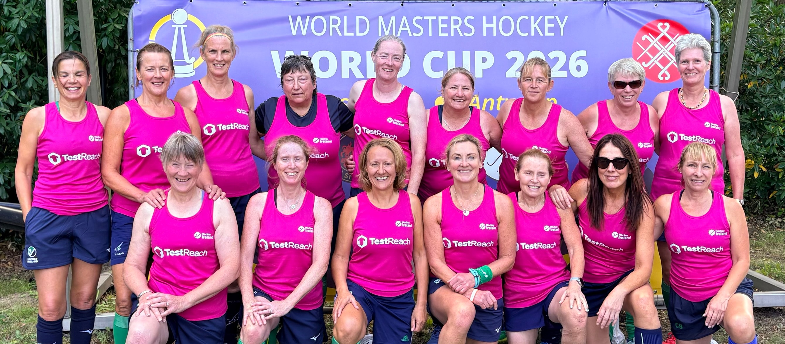 Ireland squad in TestReach vests at World Cup 2026
