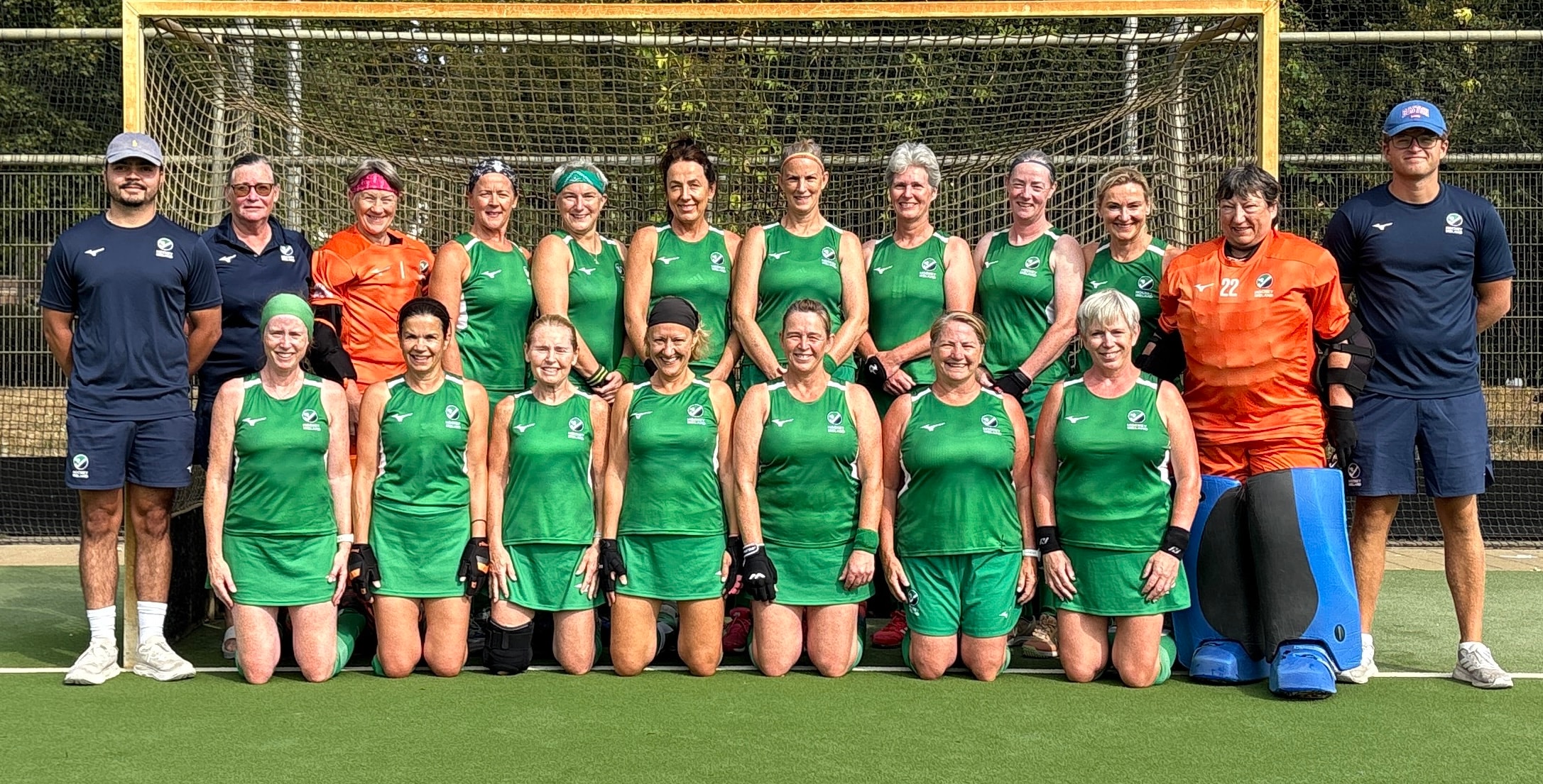 Ireland Women's Masters O55 Hockey team squad photo at the World Cup 2026